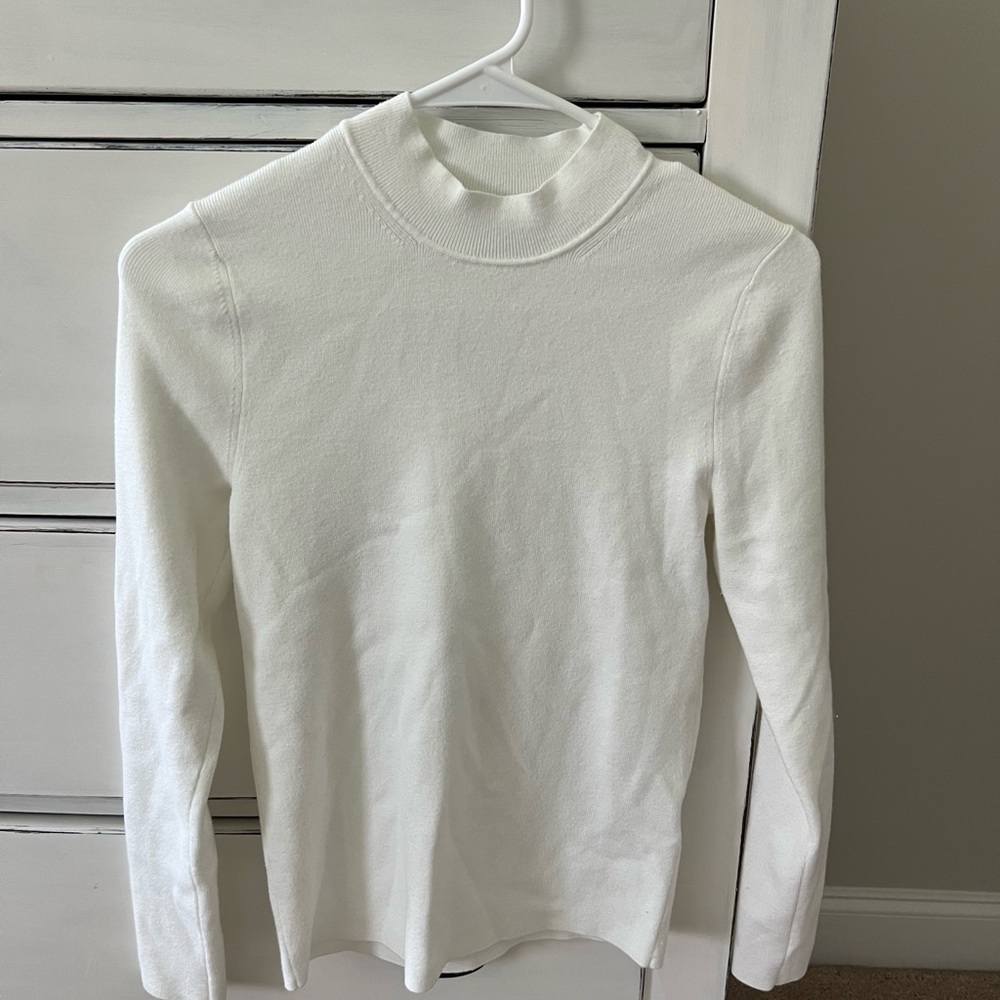 White Long Sleeve Top